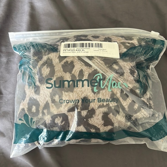 Brand New cheetah print maternity swimsuit - Picture 3 of 3